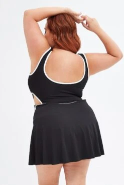 Black Tennis Dress With Shorts Inbuilt -You And All Fashion Store cdd31941 47ab black 5