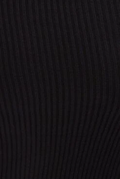 Black Knit Dress Midi Rib With Shrug -You And All Fashion Store cdd31961 40a black 6