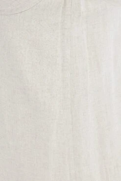 Beige Midi Dress Ring Linen Blend -You And All Fashion Store cdd31964 34a oatmeal 6