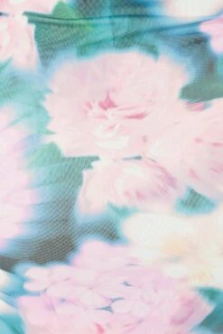 Multi Floral Maxi Dress Long Mesh Print Bodycon -You And All Fashion Store cdd32228 47a floral 6