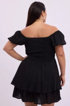 Black Sweetheart Neck Lace Trim Minidress -You And All Fashion Store cdd32530b 125ab black 5