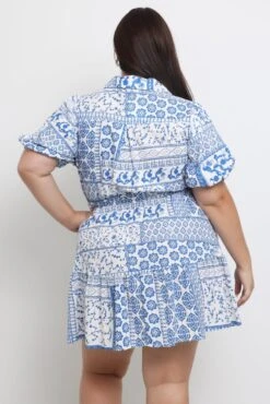 White Boho Puff Sleeve Belted Mini Shirtdress -You And All Fashion Store cdd32559 47a boho 4