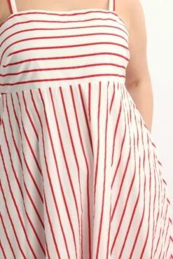 Red Stripe Maxi Dress Sleeveless -You And All Fashion Store cdd3449a 115rb stripe 6