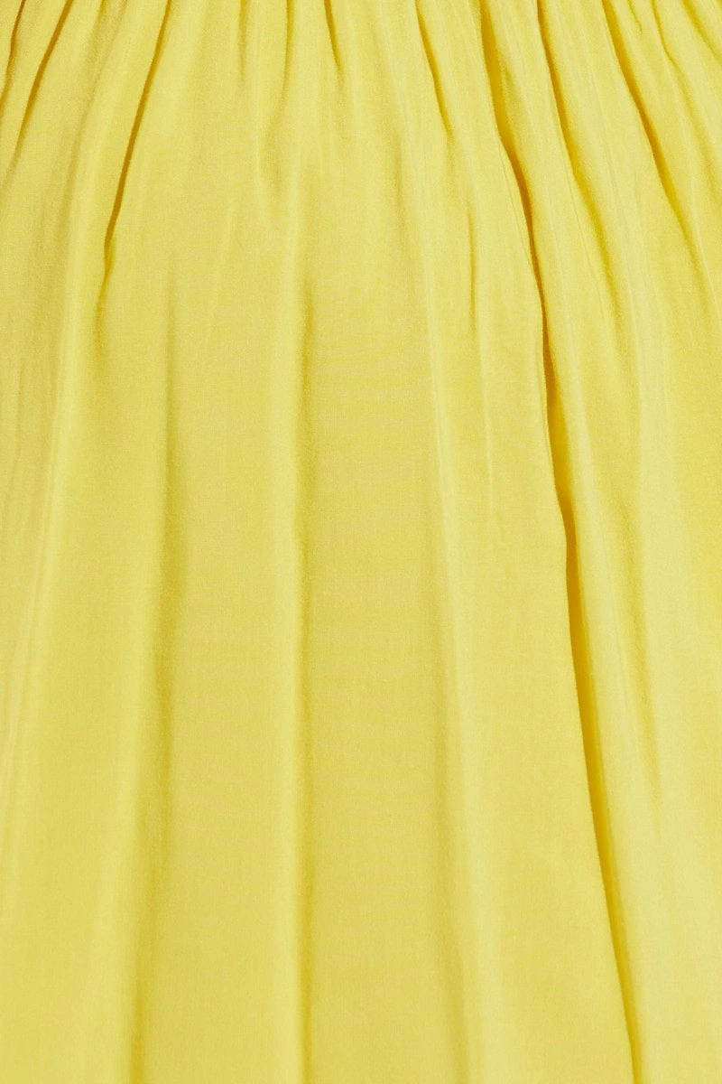 Green Tie Front Frill Strap Mini Dress 6 Green Tie Front Frill Strap Mini Dress - Image 6