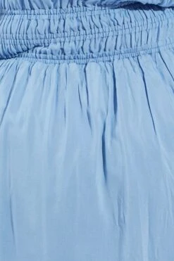 Blue Tie Front Frill Strap Mini Dress -You And All Fashion Store cdd3681a 34ab azure 6