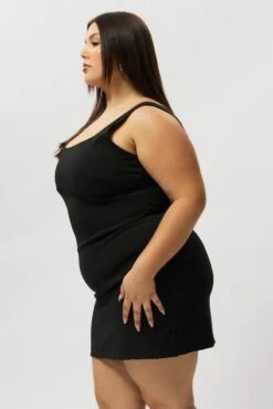 Black Scoop Neck Fitted Minidress 9 Black Scoop Neck Fitted Minidress -You And All Fashion Store cdd4071 43a black 4