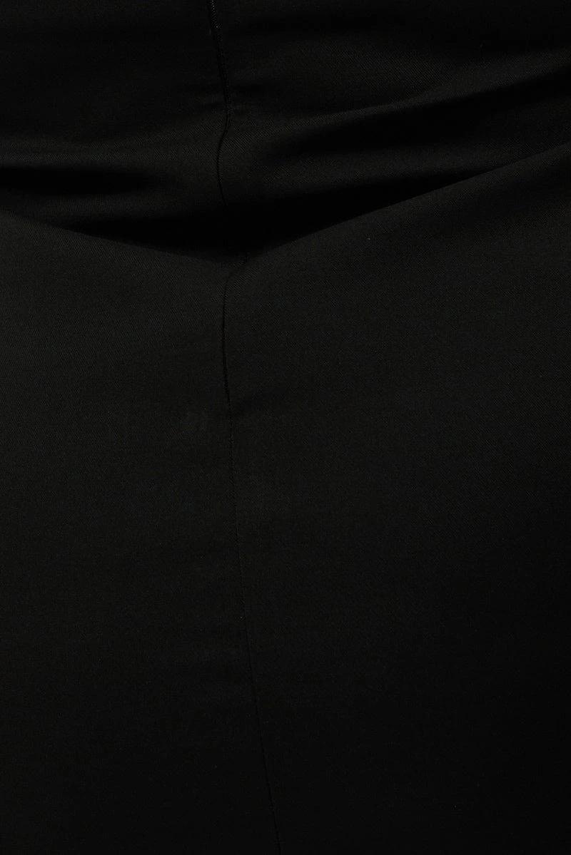 Black Scoop Neck Fitted Minidress 6 Black Scoop Neck Fitted Minidress - Image 6