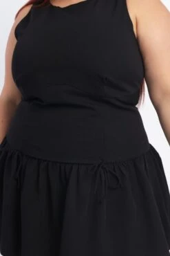 Black Drop Waist Mini Dress -You And All Fashion Store cdd4599 116a black 5