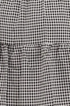 Check Skater Dress Round Neck Puff Sleeve 11 Check Skater Dress Round Neck Puff Sleeve -You And All Fashion Store cdd8544a 43ab check 6