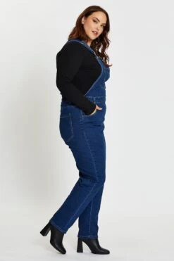 Blue Denim Overall -You And All Fashion Store cdl1195 20b indigo 4