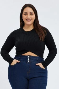 Blue Denim Jean High Rise 3 Buttons Skinny 8 Blue Denim Jean High Rise 3 Buttons Skinny -You And All Fashion Store cdl1202a 20j indigo 3