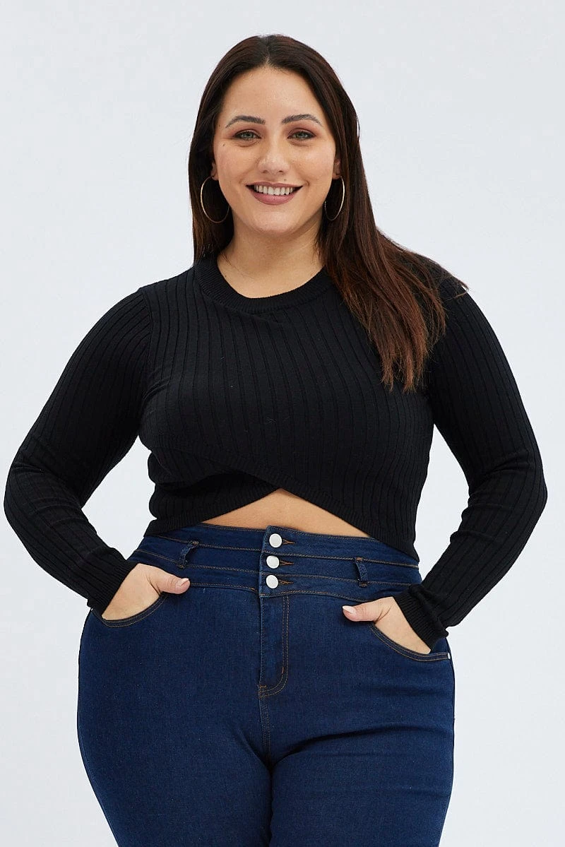 Blue Denim Jean High Rise 3 Buttons Skinny 3 Blue Denim Jean High Rise 3 Buttons Skinny - Image 3