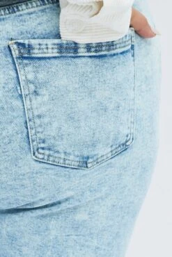 Denim Mom Denim Jeans High Rise -You And All Fashion Store cdl1265e 20j light wash 6