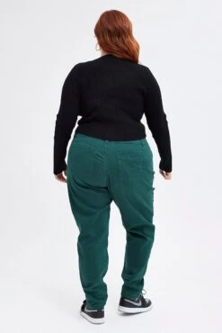 Green Skinny Denim Jeans High Rise -You And All Fashion Store cdl1771a 33jb green 3