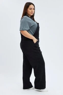 Black Overall Distress -You And All Fashion Store cdl1801a 20jb black 4