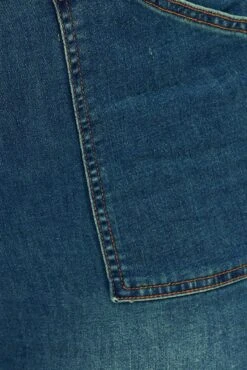 Denim Flare Denim Jeans Mid Rise -You And All Fashion Store cdl2085 20jb dark wash 6