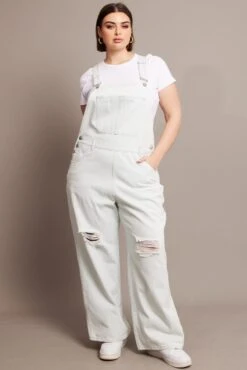Denim Overalls Long Leg