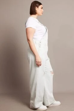 Denim Overalls Long Leg -You And All Fashion Store cdl2136 84jb mid wash 4