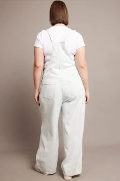 Denim Overalls Long Leg -You And All Fashion Store cdl2136 84jb mid wash 5