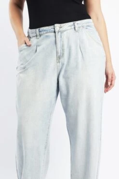 Denim Balloon Fit Jeans -You And All Fashion Store cdl2877 117j light wash 5