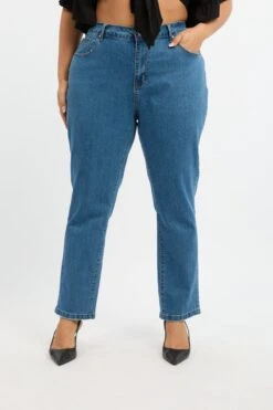 Denim Mom Jeans High Rise