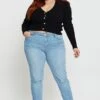Blue Denim Jeggings High Rise Skinny