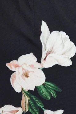 Black Floral Floral Jumpsuit Sleeveless -You And All Fashion Store cdp14275r 81r floral 6