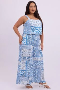 White Boho Jumpsuit Sleeveless Linen Blend 9 White Boho Jumpsuit Sleeveless Linen Blend -You And All Fashion Store cdp2463a 47rb boho 4