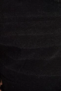 Black Relaxed Denim Shorts High Rise -You And All Fashion Store cds1469a 81jb black 6