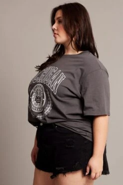 Black Relaxed Shorts High Rise Distressed Hem -You And All Fashion Store cds1469c 20j wash black 4