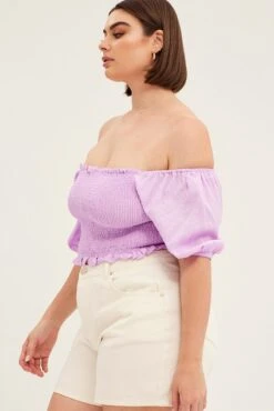 White Relaxed Denim Shorts High Rise -You And All Fashion Store cds1649a 33jb white 4