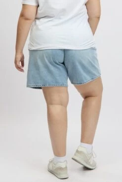 Denim Jort Shorts High Rise 10 Denim Jort Shorts High Rise -You And All Fashion Store cds2252 84j mid wash 5