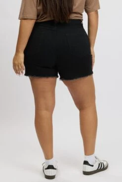 Black Skinny Shorts High Rise -You And All Fashion Store cds2303a 84j black 5