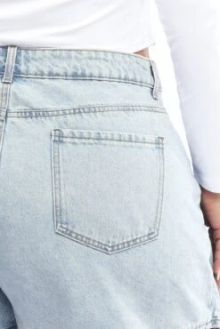 Denim Skort High Rise -You And All Fashion Store cds2477a 2j light wash 5