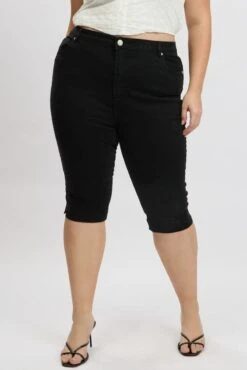 Black Capri Jeans Mid Rise 8 Black Capri Jeans Mid Rise -You And All Fashion Store cds2816a 84jb black 3