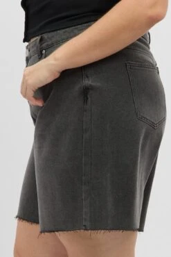 Grey Bermuda Jorts Mid Rise -You And All Fashion Store cds2902 84jb charcoal 6