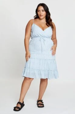 Geo Print Skater Dress V-neck Sleeveless -You And All Fashion Store ced1017b 35 geo print 3 1