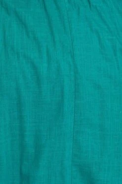 Green Short Puff Sleeve Peephole Skater Dress -You And All Fashion Store ced1024a 34ab forest 6 1