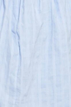 Blue Skater Dress Round Neck Short Sleeve -You And All Fashion Store ced1048 35b sky blue 6