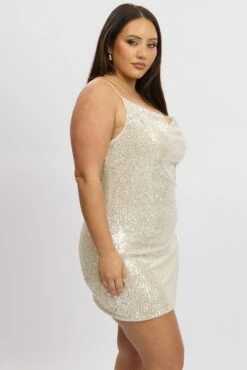 Gold Sequin Cowl Minidress -You And All Fashion Store ced1971 43ab gold 4 4ea34f9c bfde 4312 a352 d8ed409ee48c