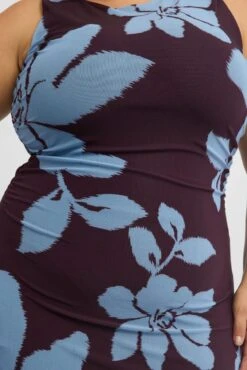 Purple Abstract Bodycon Dress Round Neck Sleeveless Mesh 11 Purple Abstract Bodycon Dress Round Neck Sleeveless Mesh -You And All Fashion Store ced1995d 84a abstract 6