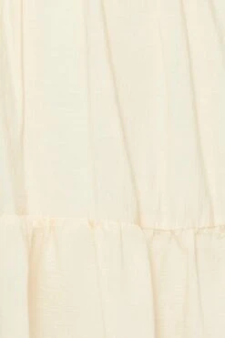 White Skater Dress V-neck Short Sleeve Ruffle Hem -You And All Fashion Store ced25260 33lb off white 6 1