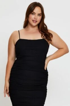 Brown Bodycon Dress Square Neck Sleeveless Midi 7 Brown Bodycon Dress Square Neck Sleeveless Midi -You And All Fashion Store ced25311 35lb black 2