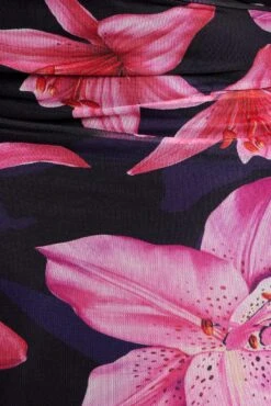 Blue Floral One Shoulder Maxi Dress -You And All Fashion Store ced2560a 84ab floral 6