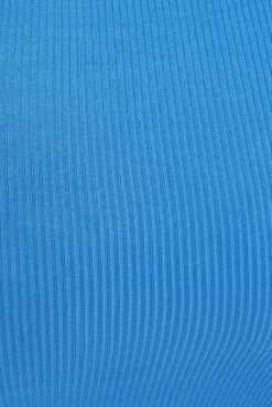 Blue Midi Knit Bodycon Dress Scoop Neck Sleeveless -You And All Fashion Store ced29023 40ab ocean 6