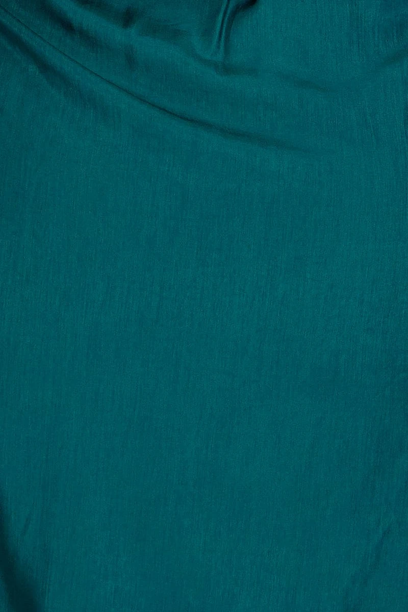 Green Long Sleeve Tie Waist Shirtdress 6 Green Long Sleeve Tie Waist Shirtdress - Image 6