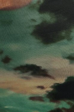 Multi Abstract Scoop Neck Mesh Maxidress -You And All Fashion Store ced32369 84ab abstract 6