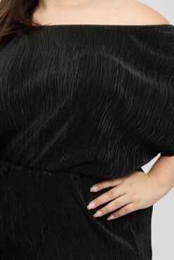 Black Asymmetric Plisse Midi Dress 11 Black Asymmetric Plisse Midi Dress -You And All Fashion Store ced32417 35ab black 6