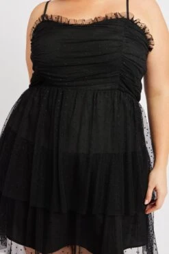 Black Tulle Frill Party Dress -You And All Fashion Store ced32442 10ab black 6