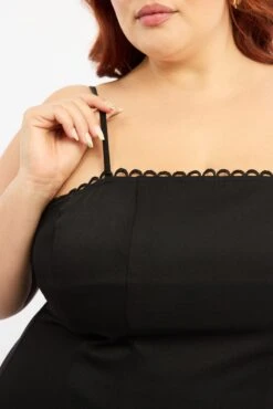 Black Strapless Lace Trim Mini Dress -You And All Fashion Store ced32563 116ab black 6